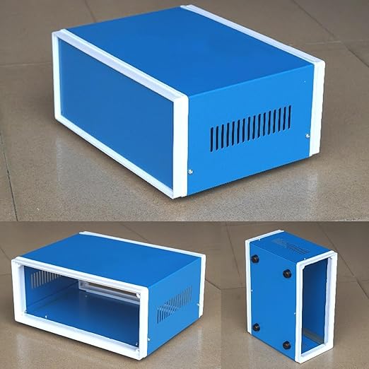 Auniwaig Electronic Junction Box, Metal Project Box DIY Enclosure Case - Image 7