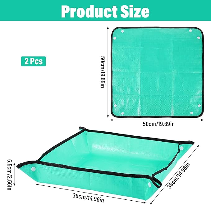 2pcs RepottingWJIAAA 2pcs Repotting Mat - Image 2