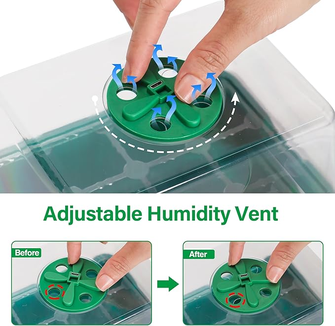 Bonviee 5 Packs Seed Starter Tray - Image 7