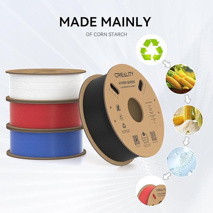 Creality Hyper PLA Filament 1.75mm, 30-600mm/s High Speed 3D Printer Filament - Image 3