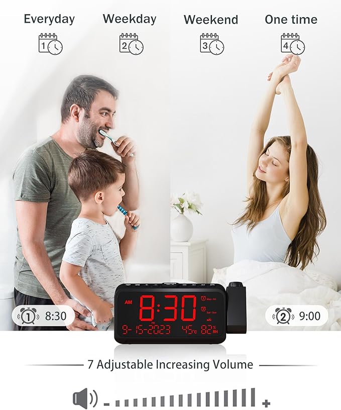 Roxicosly Projection Alarm Clock - Image 3
