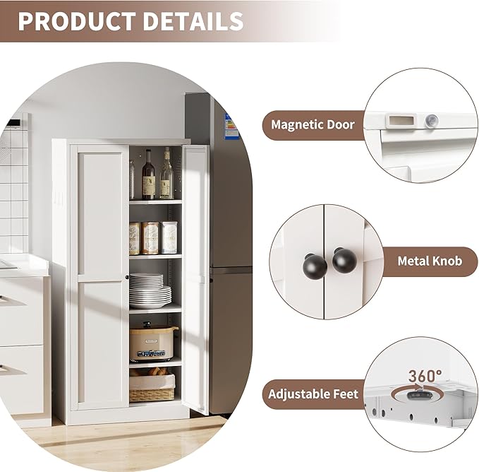 Kitchen Pantry Storage Cabinets - Image 7