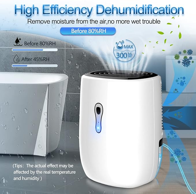 Dehumidifiers for Home 27oz Small Auto Shut off Dehumidifiers - Image 7