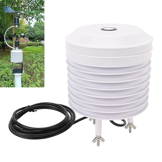 Pssopp Weather Sensor Louver Box, Wall Mounted Outdoor Sensor Protection - Image 2
