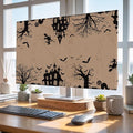 Halloween Flying Witch Indoor TV Cover, Elastic TV Screen Protector Vintage by Unknown