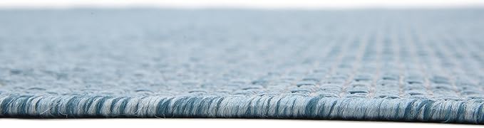 Unique Loom Collection Casual Transitional Solid Heathered Indoor/Outdoor - Image 9