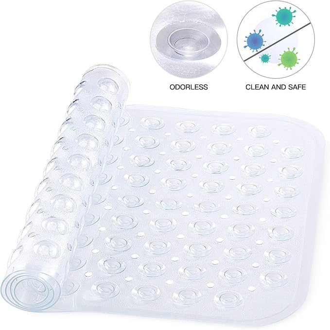 YINENN Bath Tub Shower Stall Mats 31x15.5 Inch Non-Slip and Latex Free - Image 3