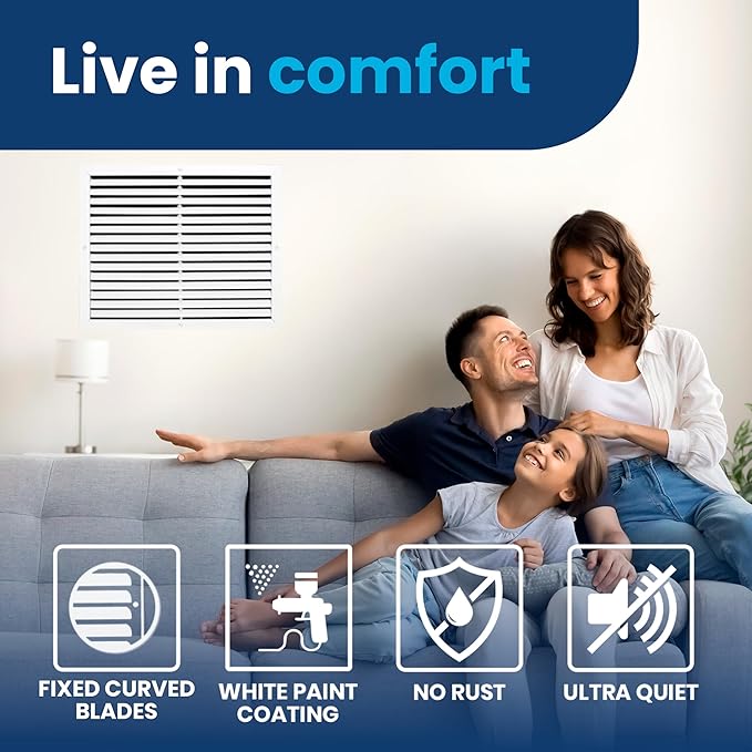 18x12 Inch Air Return Vent Cover Decorative – Premium Aluminum AC Vent Cover - Image 7