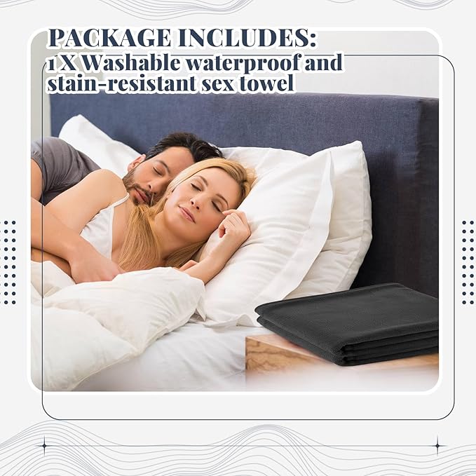 1 Pcs Couples Waterproof Mat 72 x 34 in Lover Reusable Stainproof Blanket Quiet - Image 2