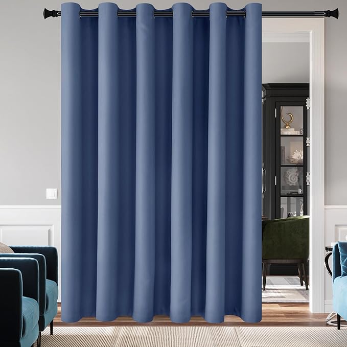 DWCN Curtains for Sliding Glass Doors, Extra Wide Curtains, Room Divider by DWCN