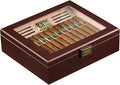 ProCase Wood Cigar Humidor Box, Wooden Desktop Cigar Storage Case, by ProCase