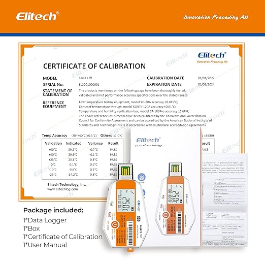 Elitech WHO PQS Certificated Temperature Humidity Data Logger - Image 6