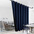 NICETOWN Warm Curtains for Winter, 100% Blackout Patio Sliding Door Wide Lined by NICETOWN