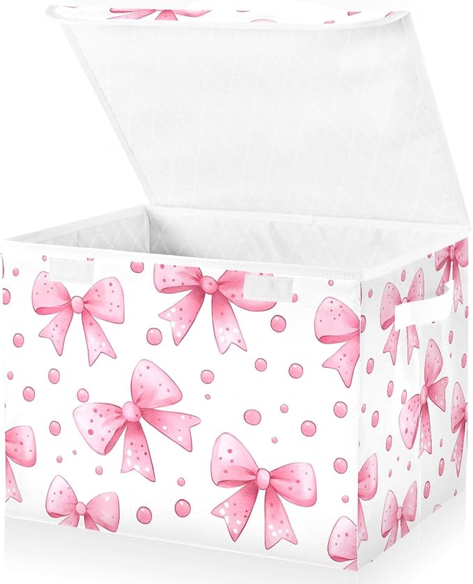xigua Bows and Polka Dots Storage Bins - Image 2