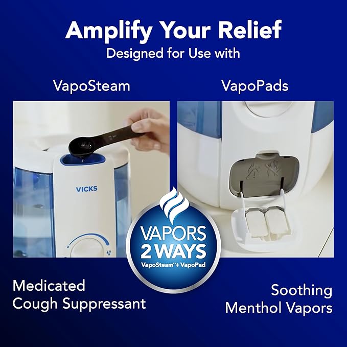 Vicks CoolRelief Cool Mist Humidifier Small to Medium Room Vaporizer - Image 3