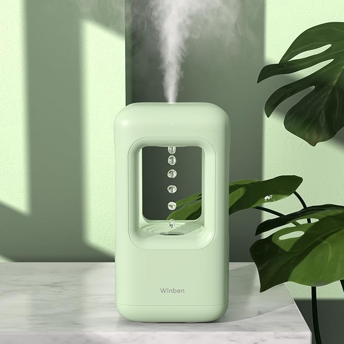 Green Mini Humidifiers for Bedroom & Plants - Image 2