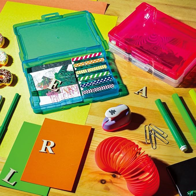 novelinks Transparent 4" x 6" Photo Organizers and Photo Storage Box - Image 7