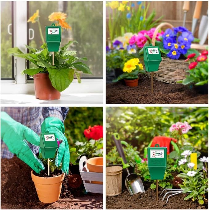 Soil Moisture Meter, Plant Hygrometer Moisture Sensor Plant Water Monitor - Image 4