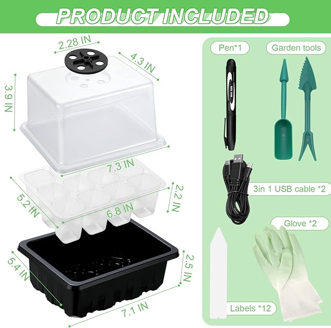 Lunies 6 Packs Seed Starter Trays - Image 7