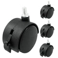 4pcs 2 Inch Swivel Caster Wheels, Heavy Duty Swivel Stem Casters Wheels by suiwotin