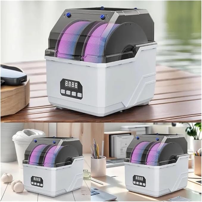 Compatible with KINGROON 3D Filament Dry Box 2 Rolls Fila Dryer All Arround - Image 5