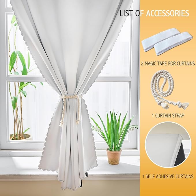 Magic Tape Stick on Portable Curtains - Image 6