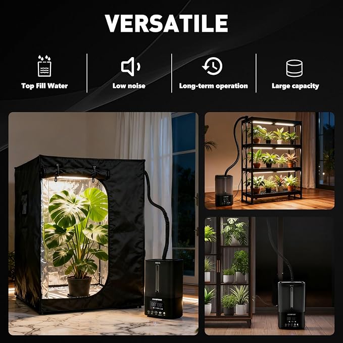 Coospider Reptile Fogger Terrariums Humidifier, Top Fill Cool Mist, Automatic - Image 6
