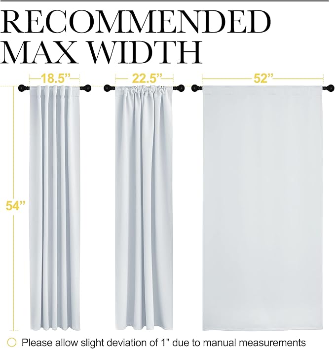 NICETOWN Insulated Room Darkening Curtain Panels - Image 8
