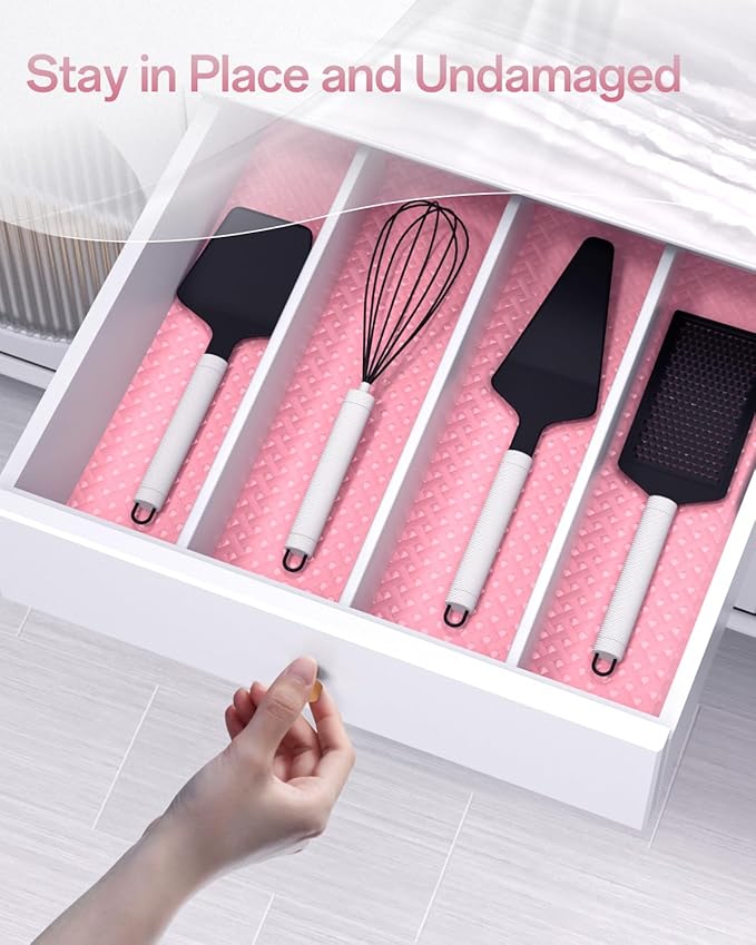 Shelf and Drawer Liner for Kitchen Cabinet, Non-Adhesive 24in x 120in - Image 8