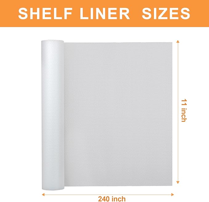FLPMIX Clear Shelf Liners for Kitchen Cabinets - Image 9