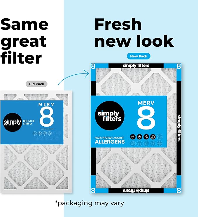 Simply 14x25x1 Air Filter, Merv 8, 12 Pack, - Image 3