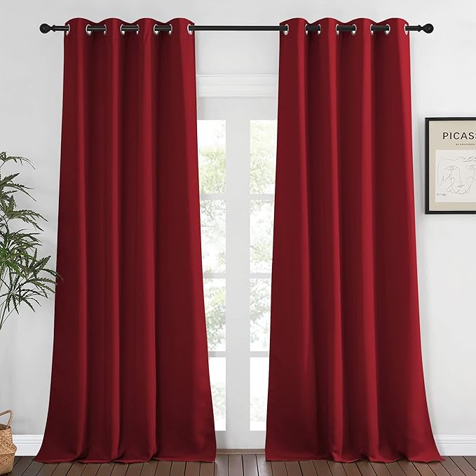 NICETOWN Blackout Window Curtain 90 inch Length by NICETOWN