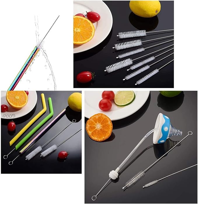 9 Pack Bottle Cleaning Brush Set, Long Handle Bottle Cleaner Brush, Deep - Image 8