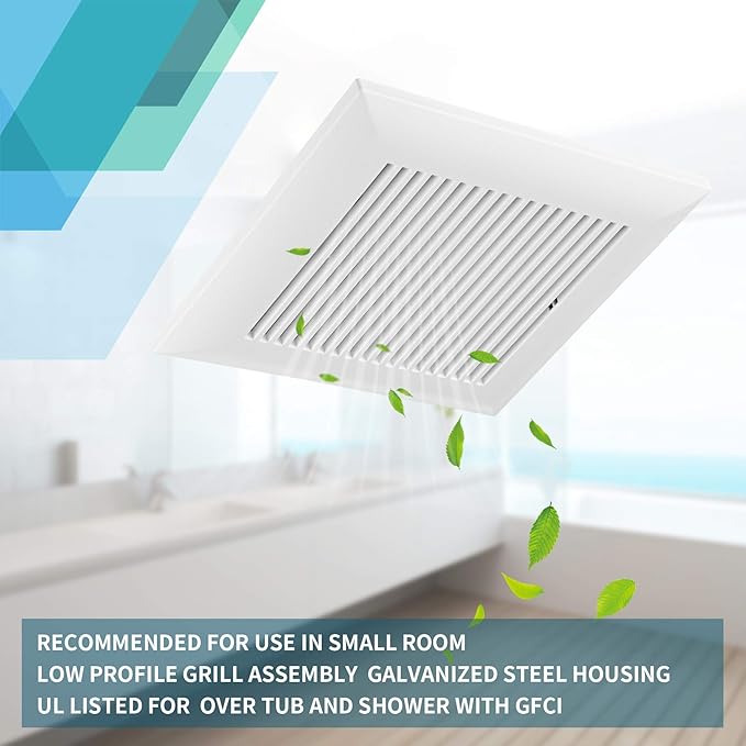 Tech Drive Very Quiet Bathroom Exhaust Fan - Image 5