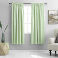 DONREN Light Green Curtains Light Filtering by DONREN