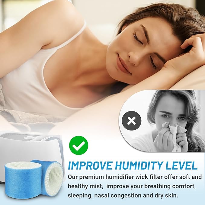 Lemige 4 Pack Upgraded HAC-504 Humidifier Filters - Image 6