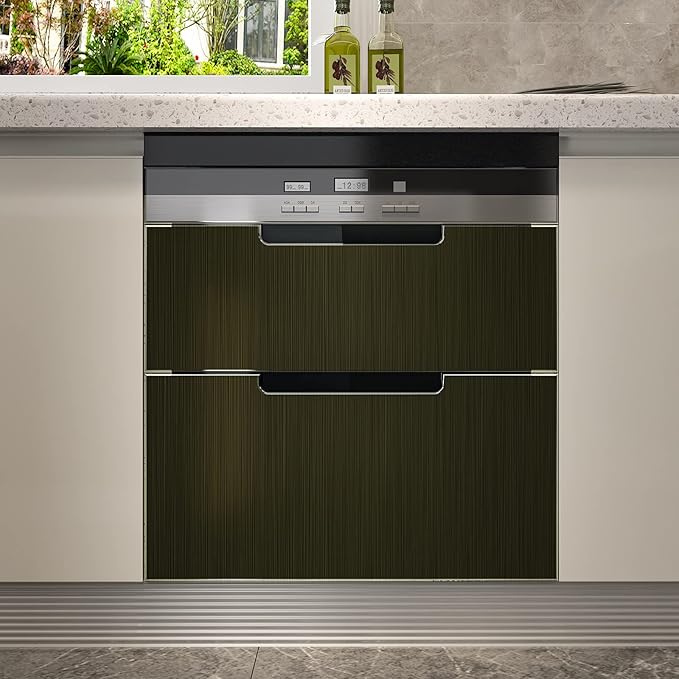 CRE8TIVE Bronze Black Stainless Steel Contact Paper Self Adhesive 24"x118" Wide - Image 5