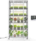 Bstrip Indoor Greenhouse with Grow Light, Mini Green house with 5 Pack T8 Full by Bstrip