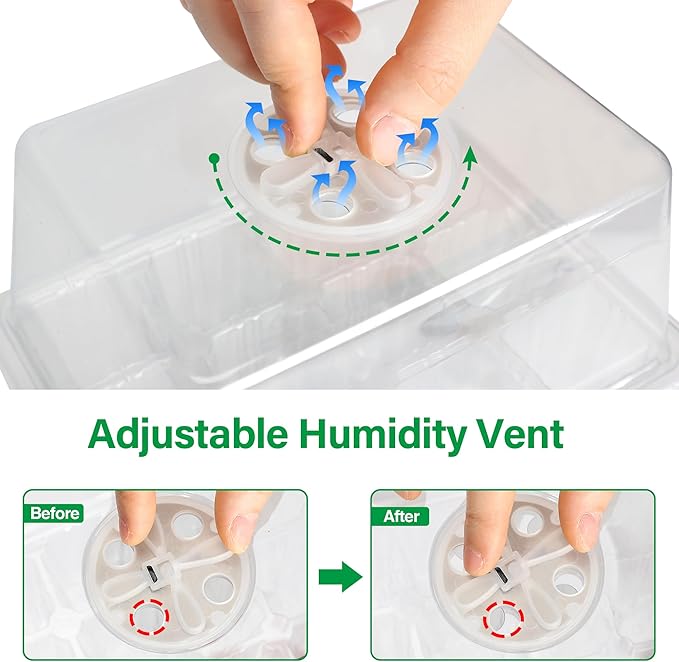 Bonviee 5 Packs Seed Starter Tray - Image 7