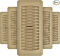 Imperial RG1445 Louvered Plastic Floor Register, 4x10 Inch, 5 Pack by Imperial