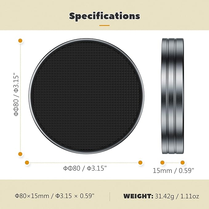 Metallic-Like Lens Cap for Fujifilm Insta Mini 41, Aluminum Anti-Dust - Image 6