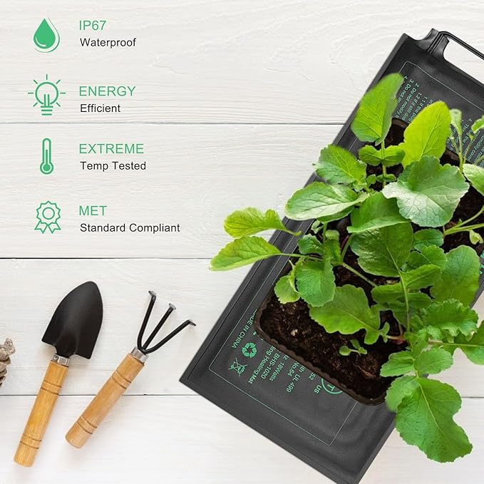 Seedling Heat Mat Hydroponic Plants Heating Pad, Seed Starting Greenhouse and - Image 3