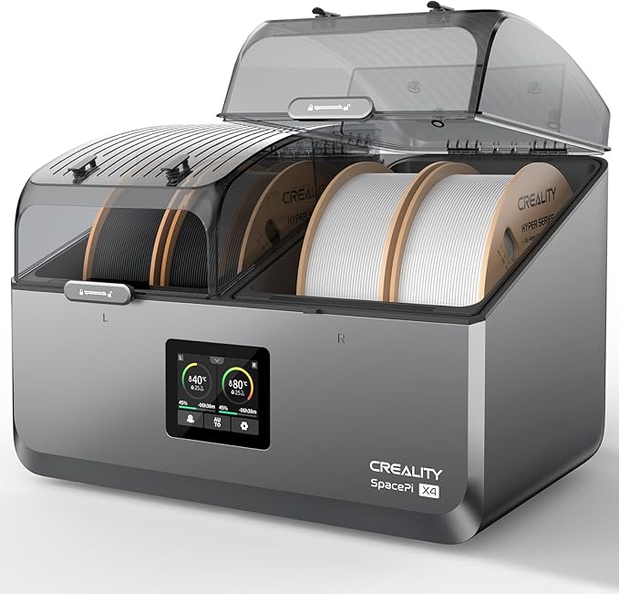 Creality Filament Dryer 4 Spools, Space Pi X4 Filament Storage Box: Dual by Creality