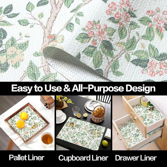Shelf Liner for Kitchen Cabinets Non Adhesive Drawer Liners Non Slip Cupboard - Image 4