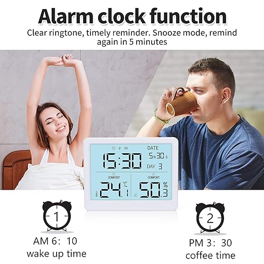 Indoor Digital Thermometer & Humidity Meter, Home Hygrometer Temperature Gauge - Image 7