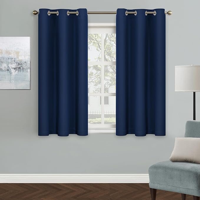 MYSKY HOME Navy Blue Blackout Curtain by MYSKYHOME