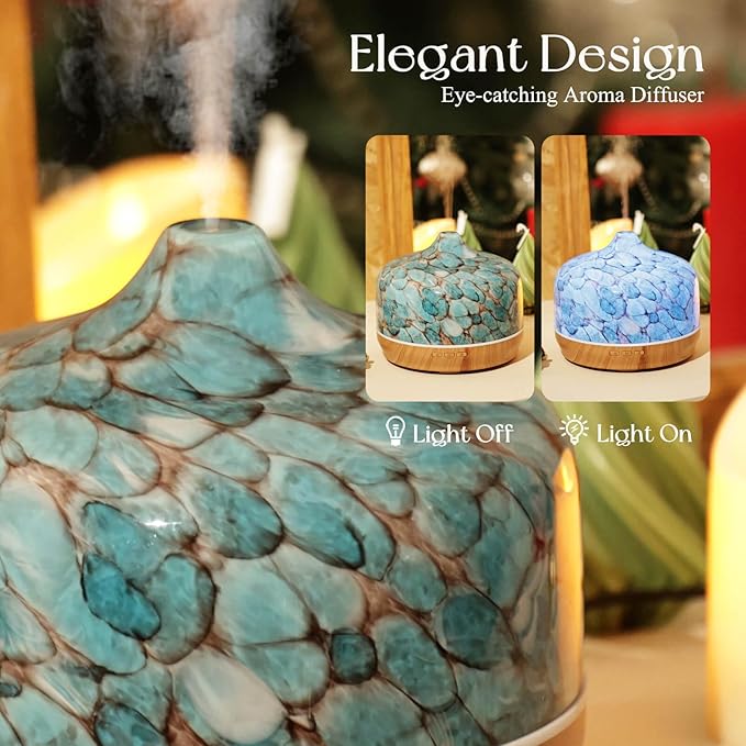 Porseme 500ml Essential Oil Diffuser, Aroma Ultrasonic Humidifier - Image 7
