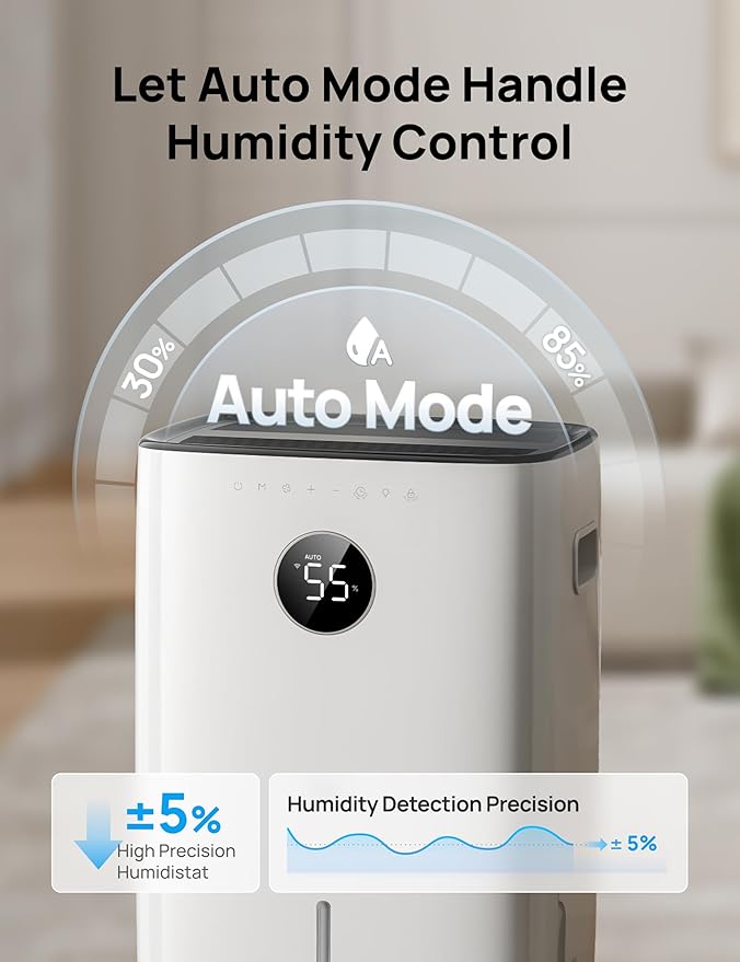 DREO 110-Pint Smart Dehumidifier - Image 5