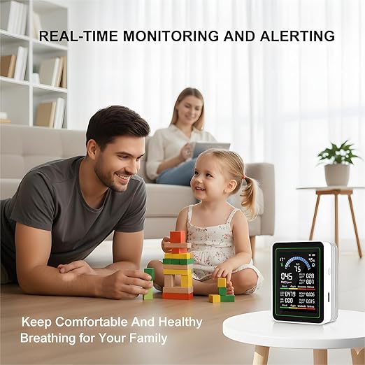 10 in 1 Smart Air Quality Monitor Indoor, Carbon Monoxide Detectors, Co2 - Image 6