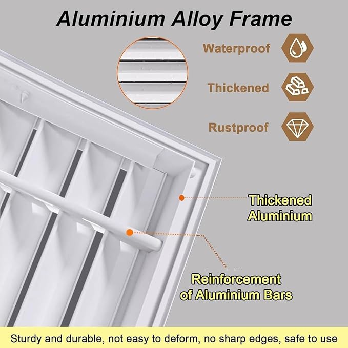 Black Decorative Air Vent Covers - Image 5